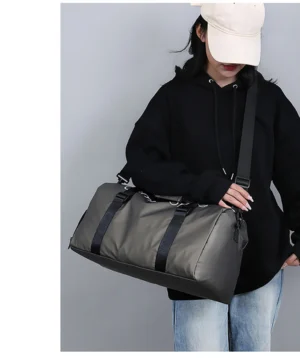Waterproof Sports Fitness Bag Gym Handbag Swimming Training Shoulder Bags Outdoor Yoga Tote with Dry Wet Pocket and Shoes Pouch – Image 13