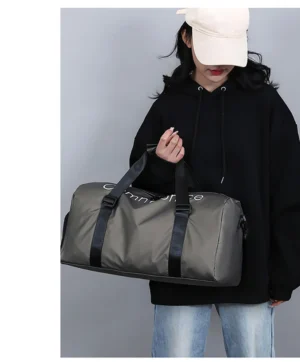 Waterproof Sports Fitness Bag Gym Handbag Swimming Training Shoulder Bags Outdoor Yoga Tote with Dry Wet Pocket and Shoes Pouch – Image 22