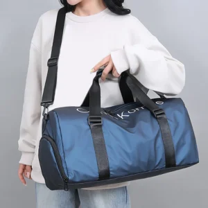 Waterproof Sports Fitness Bag Gym Handbag Swimming Training Shoulder Bags Outdoor Yoga Tote with Dry Wet Pocket and Shoes Pouch – Image 6