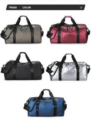 Waterproof Sports Fitness Bag Gym Handbag Swimming Training Shoulder Bags Outdoor Yoga Tote with Dry Wet Pocket and Shoes Pouch – Image 15