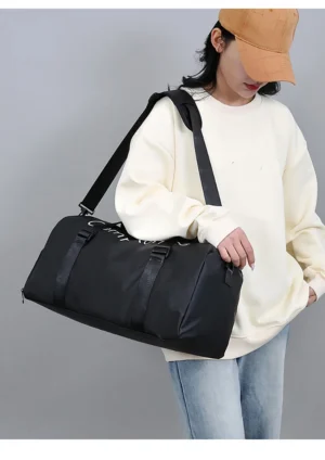 Waterproof Sports Fitness Bag Gym Handbag Swimming Training Shoulder Bags Outdoor Yoga Tote with Dry Wet Pocket and Shoes Pouch – Image 30