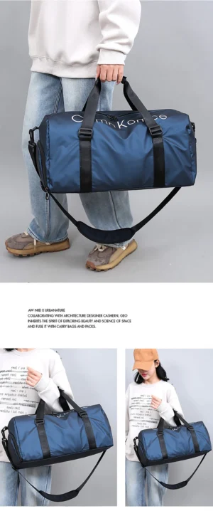Waterproof Sports Fitness Bag Gym Handbag Swimming Training Shoulder Bags Outdoor Yoga Tote with Dry Wet Pocket and Shoes Pouch – Image 21