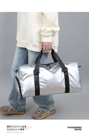 Waterproof Sports Fitness Bag Gym Handbag Swimming Training Shoulder Bags Outdoor Yoga Tote with Dry Wet Pocket and Shoes Pouch – Image 25