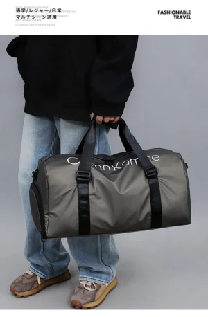 Waterproof Sports Fitness Bag Gym Handbag Swimming Training Shoulder Bags Outdoor Yoga Tote with Dry Wet Pocket and Shoes Pouch – Image 23