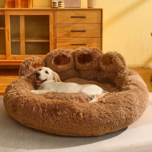 Panier Moelleux pour Chien & Chat – Lit Doux Lavable – Image 2